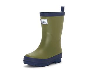 Hatley Mixte bébé Regenstiefel Classic Wellington Rain Boot Bateau de Pluie, Grün & Marine-Forest Green & Navy, 20 EU