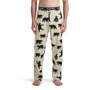 Hatley Pantalon de Pyjama en Jersey Bas, Ours Noirs, XXL Homme