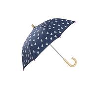 Hatley Printed Umbrella Parapluie, Cœur Bleu Marine et Blanc, Taille Unique Garçon