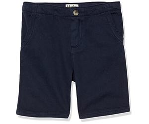 Hatley Twill Shorts Pantalon de Chefs, Bleu Marine, 8 Ans Fille
