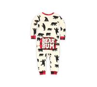 Hatley Union Suits Pyjama, Blanc (Ours Noirs), 6 Mois Mixte bébé