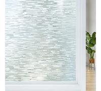 Haton Film Fenetre Anti Regard Film Opacifiant Vitre Réutilisable Film Opaque Vitrage a Motif Film Electrostatique Vitre Film Autollocant Fenetre Anti UV pour Bureau Cuisine Chambre Maison, 90x300cm
