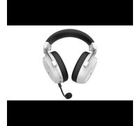 HATOR Hypergang 3 Wireless ESH56 Casque Gaming Circum-Aural Blanc, Bluetooth 5.4, RF 2.4 GHz, Micro Unidirectionnel Détachable, Autonomie 45h, USB Type-C