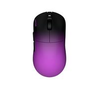 HATOR Quasar 3 Ultima 8K Wireless Souris Gaming sans Fil, 52g Lightweight, PixArt PAW3950, 30000 DPI, Optical Switches 100M, 8000Hz, 2.4GHz/Bluetooth 5.4/USB-C, PTFE Skates, PC/Mac (Noir/Violet)
