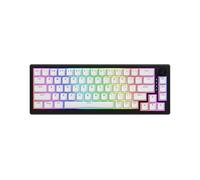 HATOR Skyfall 65 MAG Ultra 8K Clavier Gaming magnétique, 65%, Magnetic Switches, Rapid Trigger, Snap Key, Hall Effect, RGB, PBT, 8000Hz, 64K Scan, USB-C, PC/Mac, US/ANSI Layout (QWERTY), Noir/Blanc