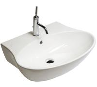 Hatria Nido lavabo 62x47 cm semi-circulaire classique blanc Y0R401