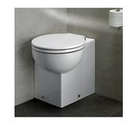 Hatria - Vase d'angle Droit Fil Mur Échappement Universel Série You&Me Art.YXZ601 - Blanc, Sans Siège, En Stock