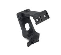 HATSEN FTC Support loupe avec levier QD rapide 5,7 cm/7,4 cm Hauteur centrale optique, libération rapide et mécanisme rabattable au centre, compatible G30, G23, G33, G43, G45, 3X, 6X, etc. (7,4 cm BK)