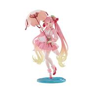 Taito Figurine AMP Hatsune Miku – Newley Written Sakura Miku – Sakura Dress Ver.