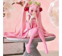 Hatsune Miku Anime Figure Rosa robe en PVC Modèle Action Toys Cherry rose fleur de cerisier
