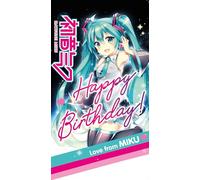 Hatsune Miku CARTE D'ANNIVERSAIRE