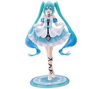 Hatsune Miku Figurine Figurine Modèle de poupée Anime PVC Modèle Action Figure Toys Ornements de bureau Fournitures collectables Cadeau pour anniversaire d'enfant 18 cm