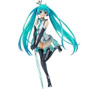 Hatsune Miku Gt Project 1/7 Scale Pre-Painted Figure: Racing Miku 2013 Rd. 4 Sugo Support Ver. [Aq] [Import Japonais]