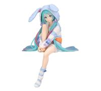 Hatsune miku nouilles stopper PVC Statue Hatsune Miku Rabbit Oreille Pyjama Colo