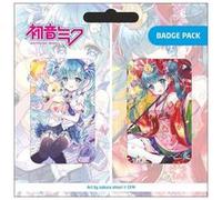 POPbuddies Hatsune Miku Pin Badges 2 Pack B