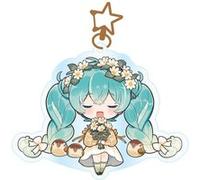 Hatsune Miku - Porte-clés acrylique Kawaii Autumn Time G