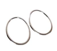 HATSVTGR Couvercle phare antibrouillard Bague Protection Phare Avant Voiture Pour N&issan Pour Juke 2010-2014 Garniture grille lampe antibrouillard