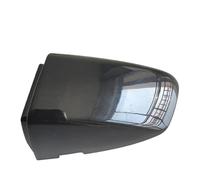 HATSVTGR Poignées portes extérieures voiture Cache Bouchon Chapeau Poignée Gauche Avant Porte Pour Seat Pour Arona Pour Ibiza Pour Leon 5G1837879(LC9X-Dark Black)