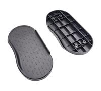 Hattba 1 paire de pédales de rechange pour rameur, équipement de fitness, vélos d'exercice, plaques de pied pour la maison, la salle de sport, le fitness, pédales de pied d'absorption des chocs