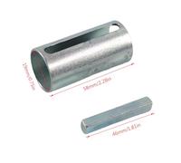 Hattba Adaptateur de manchon de vilebrequin de 2,5 cm à 3,8 cm pour poulie de moteur, vilebrequin, poulies de vilebrequin, adaptateur, réducteur d'alésage, poulie