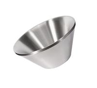 Hattba Bol à salade isotherme en forme de V à double paroi en acier inoxydable pour soupe, crème glacée et préparation des aliments, ustensiles de cuisine faciles à dessert, en acier inoxydable