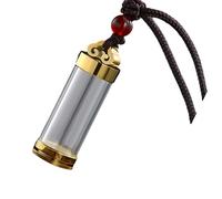 Hattba Collier avec pendentif urne funéraire pour conserver les cendres - Pour homme et femme