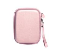 Hattba Coque de protection anti-rayures pour appareil photo - Design pratique - Texture cuir - Pour différents modèles - Résistant à l'eau, rose gold