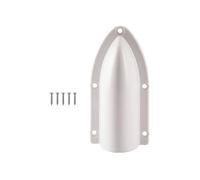 Hattba Grille d'aération à clapet pour bateau, yacht, cache-câbles marins avec vis, installation facile, housse d'évent de bateau blanc/noir