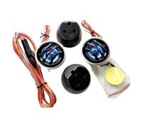 Hattba Haut-parleur stéréo dôme 12 V 150 W 91 dB pour voiture