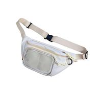 Hattba Itabag Élégant sac à main avec fenêtre transparente et bandoulière réglable Jaune, blanc, One Size