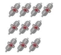 Hattba Lot de 10 clapets anti-retour pour pompes à air d'aquarium, tube de 1,9 cm, flux d'air unidirectionnel, refoulement, accessoires d'aquarium, clapets anti-retour de dissolution d'oxygène