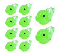 Hattba Lot de 10 poissons artificiels luminescents pour décoration d'aquariums