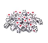 Hattba Lot de 100 puzzles numériques en acrylique pour enfants - 8 mm - 6 côtés