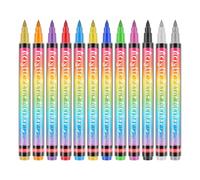 Hattba Lot de 12 marqueurs de coloriage lavables pour chiens et chats