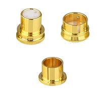 Hattba Lot de 3 coques de protection XLR mâle femelle anti-poussière et anti-oxydation pour connecteurs de prise XLR blindé anti-oxydation pour bouchons de bruit XLR femelle/mâle