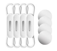 Hattba Lot de 4 porte-stylos magnétiques en silicone pour bureau, réfrigérateur, tableau blanc, support de marqueur de bureau