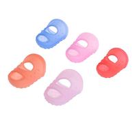 Hattba Lot de 5 dés à coudre en silicone antidérapant pour projet de couture