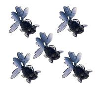 Hattba Lot de 5 pendentifs en forme de poisson en résine, accessoires de fabrication de bijoux, fournitures de bijoux en résine pour pendentifs, taille unique, Comme décrit, Comme décrit.