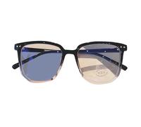 Hattba Lunettes surdimensionnées pour homme et femme - Lunettes tendance sans lunettes pour geeks - Monture fine - Lunettes tendance pour homme, b