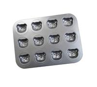 Hattba Moule à gâteau en forme d'animal en acier au carbone de qualité supérieure avec revêtement anti-adhésif idéal pour les activités de pâtisserie des enfants