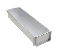 Hattba Moule à tiramisu rectangulaire en alliage d'aluminium - Outil de cuisine pour la préparation des desserts - Moule à tiramisu anti-adhésif