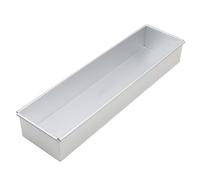 Hattba Moule à tiramisu rectangulaire en alliage d'aluminium - Outil de cuisine pour la préparation des desserts - Moule à tiramisu anti-adhésif