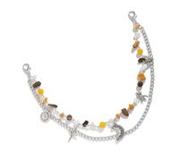 Hattba Pendentif de sac à dos léger et irrégulier avec motif libellules et papillon pour les amateurs d'artisanat