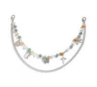 Hattba Pendentif de sac à dos léger et irrégulier avec motif libellules et papillon pour les amateurs d'artisanat