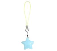 Hattba Pendentifs colorés en forme d'étoile à cinq branches en alliage pour la fabrication de bijoux, porte-clés, pompons, colliers