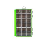 Hattba Plateaux portables organisateurs de leurres de pêche boîte de rangement couvercle transparent plateau appâts séparateur étanche matériel de pêche solution de stockage