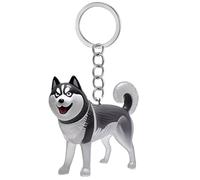 Hattba Porte-clés en forme de chien - Collecteur de poils d'animaux de compagnie - Boîte de présentation pour les amoureux des animaux de compagnie - Cadeau souvenir en forme de chien mignon