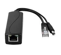 Hattba Répartiteur PoE 5 V MicroUSB Power Over Ethernet 48 V vers 5 V PoE Splitter pour appareil photo MicroUSB Type C DC 5,5 x 2,1 DC3,5 x 1,35