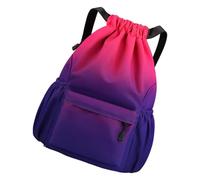 Hattba Sac de natation grande capacité avec cordon de serrage pour femmes, hommes, garçons, filles, nageurs, natation, sac à dos de plage, basket-ball pour femmes, hommes, garçons et filles, Dégradé