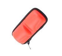 Hattba Sac de rangement pour moulinet de pêche à l'appât, étui de rangement pour 2 moulinets de pêche anti-rayures avec fermeture éclair, Rouge, Taille unique